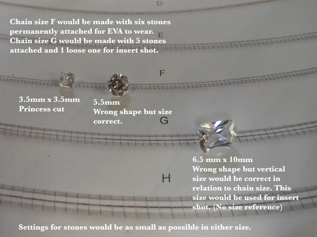 Diamond:Chain sizing picture