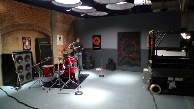 Foam wall cutout Hvy Metal band Room